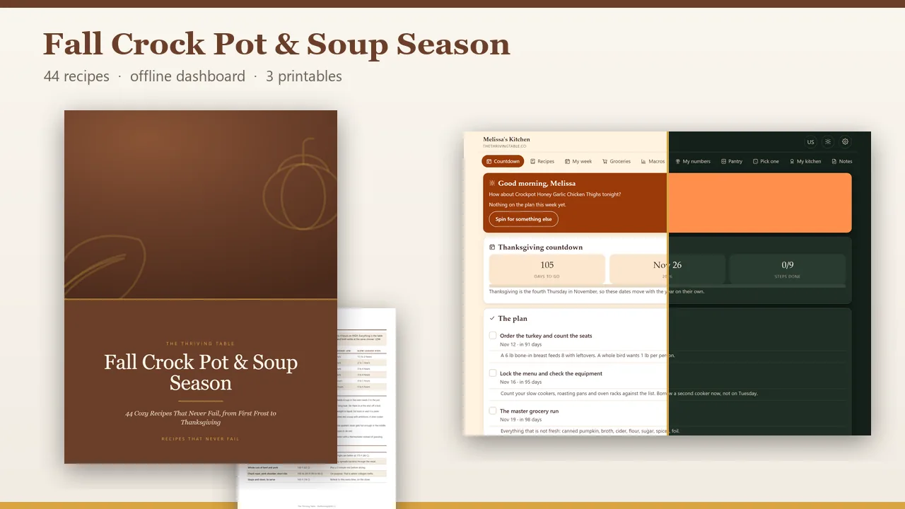 Fall Crock Pot & Soup Season